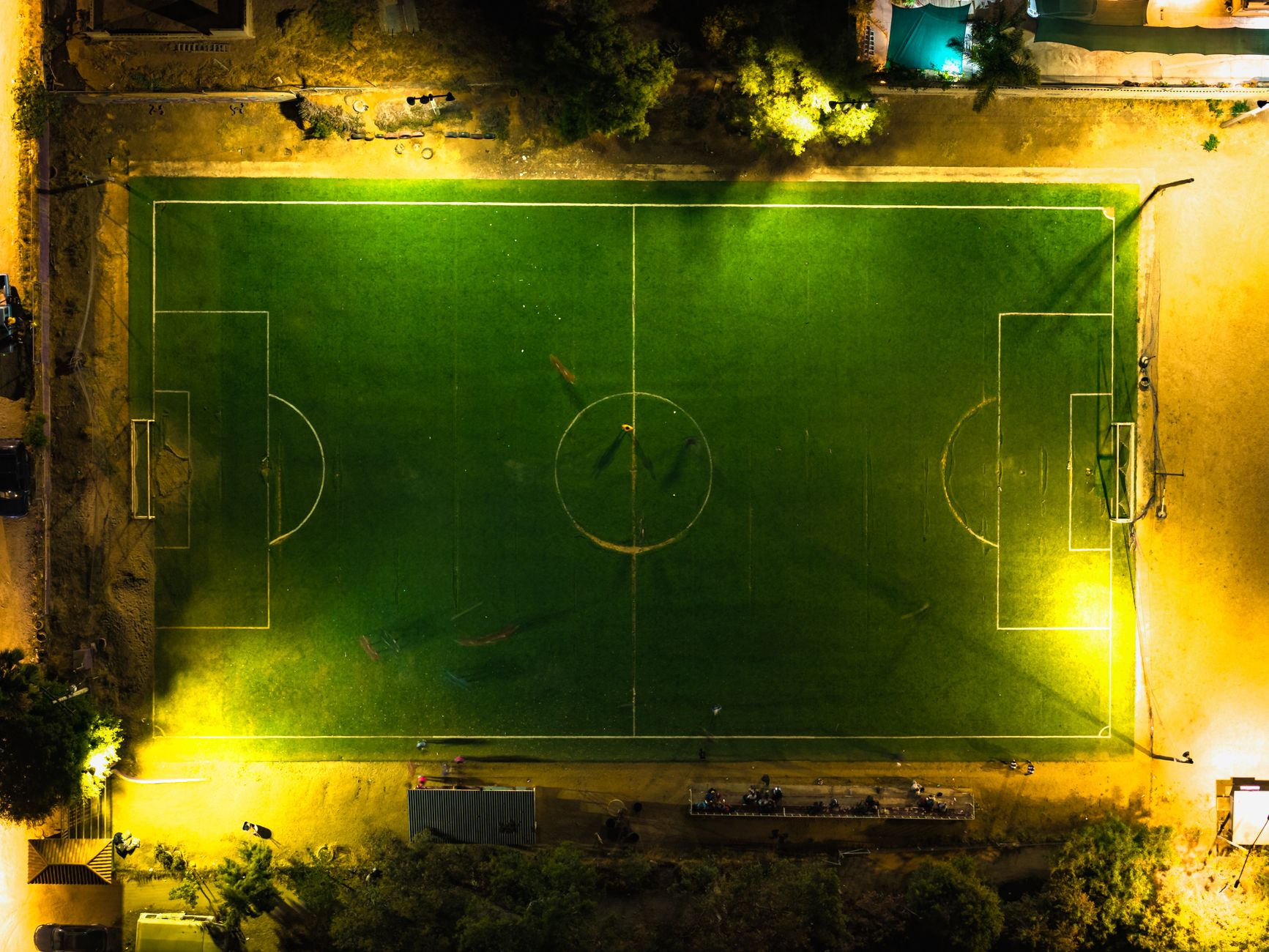 Österreichischer Fußballplatz